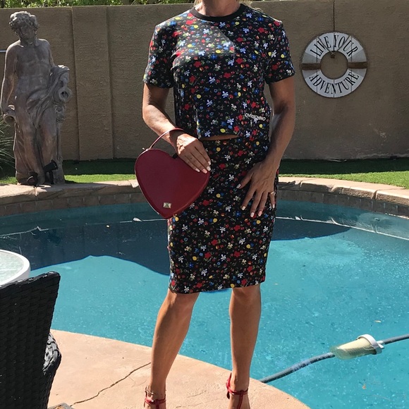 Love Moschino floral print pencil skirt - Picture 5 of 8